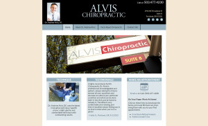 Porland Chiropractor, ALVIS Chiropractic FireSpike LLC client uses Portland WordPress websites and programming