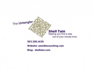 Shell Tain, money coach