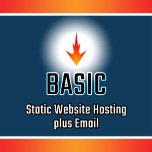 Basic Static Site Web Hosting plus Email