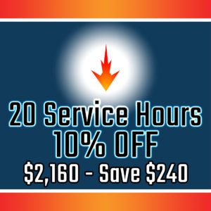 20 Service Hours, Prepaid